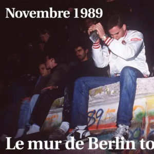 Novembre 1989 >  Le mur de Berlin tombait
