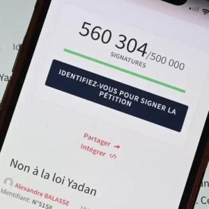 Plus de 500 000 signatures en quelques jours contre la proposition de loi Yadan !