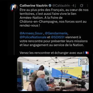 La ministre des Armées inaugure la foire annuelle de Châlons